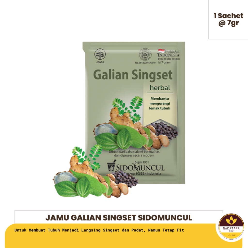 

JAMU GALIAN SINGSET SIDO MUNCUL ISI 10 SACHET SERBUK