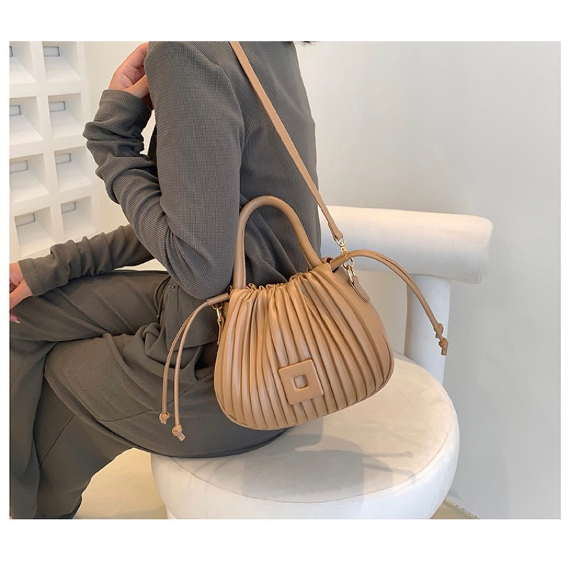 Tas Selempang Kulit Wanita Tas Cewek Bahu Handbag Mini Multifungsi BX 7028