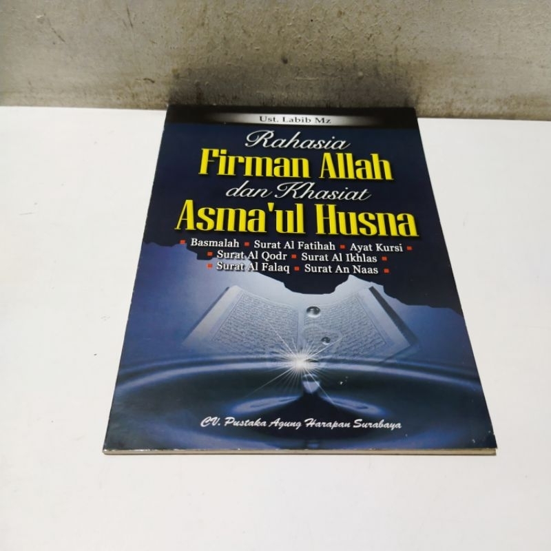 Buku Obral Super Murah - Buku Rahasia Firman Allah dan Khasiat Asma'ul Husna