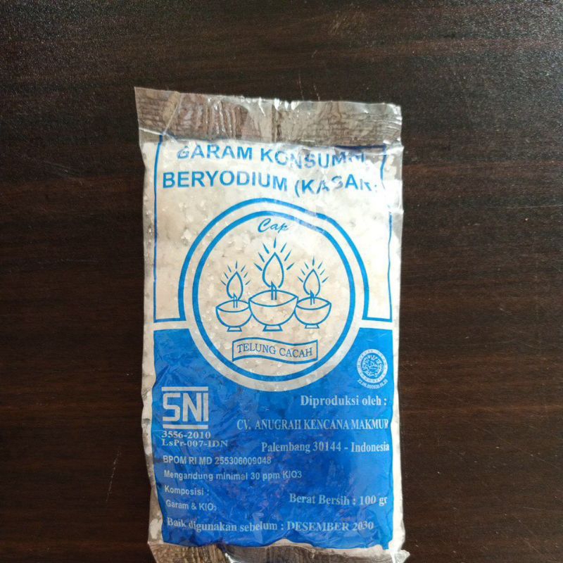 

Garam Kasar Beryodium 100g