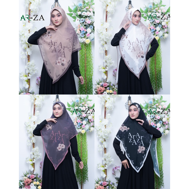 REDY HIJAB KHIMAR SYARI ARZA SAKURA PRINTING