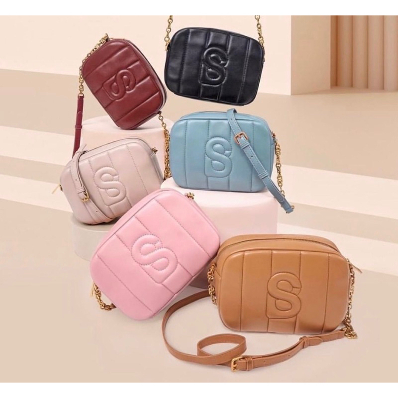 Nena Bag Caramel Buttonscarves (Preloved)