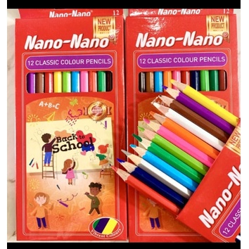 

Pencil Warna nano nano 12 warna panjang