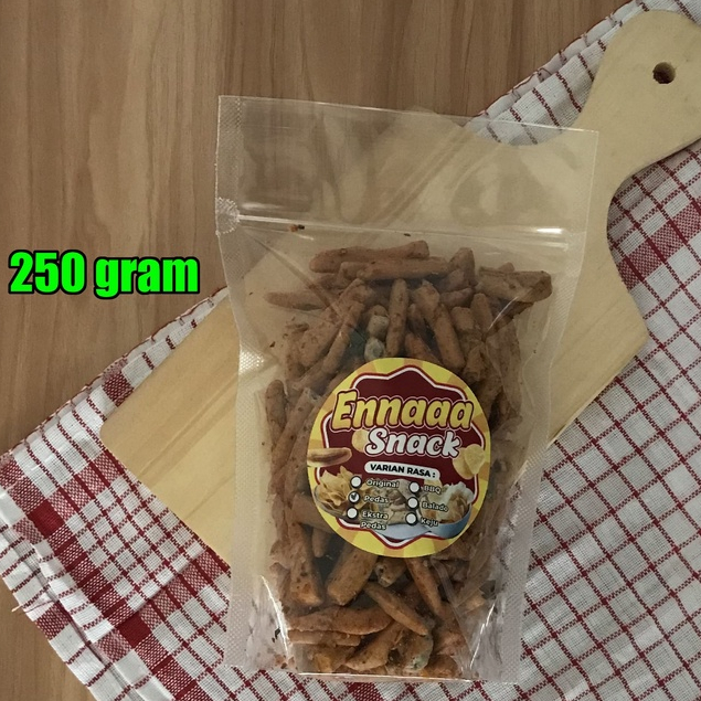 

Basreng Pedas Daun Jeruk 250 gram