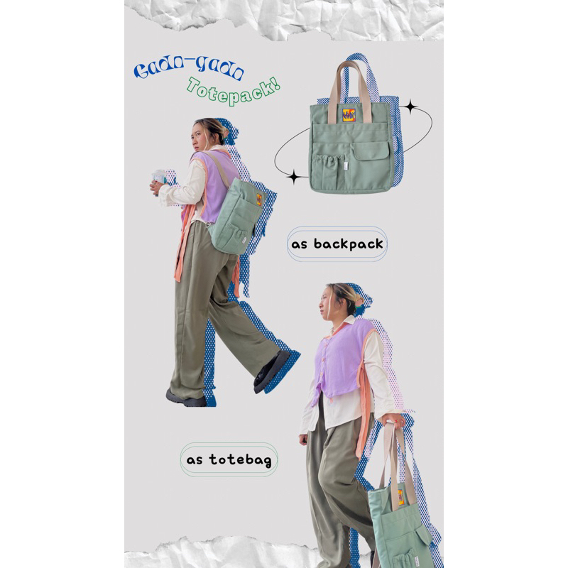 Gado-gado 2in1 TotePack