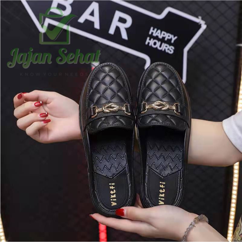 Sandal Selop Flat Karet Jelly Fashion Korea Sepatu Sendal