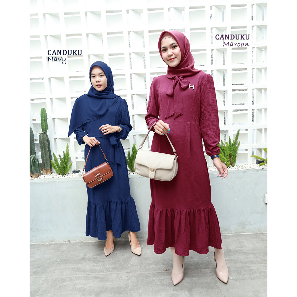 CANDUKU Dress  - Pakaian Wanita -Terbaru by Hijab Mamah icis