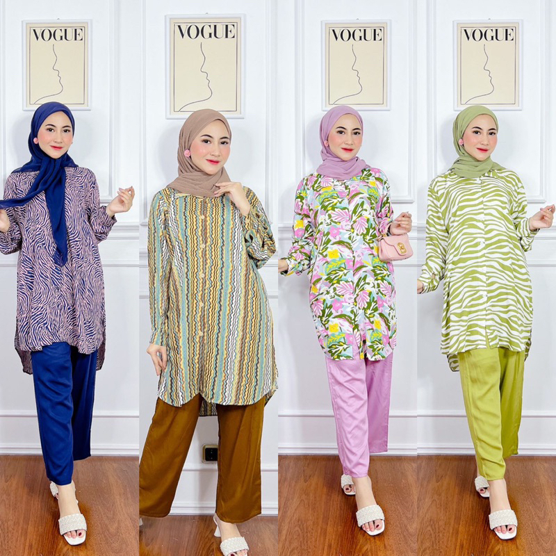 ONE SET AMIRA ORIGINAL BY. KANAYA / ONE SET TUNIK BUSUI FRIENDLY / HIJAB MUSLIM