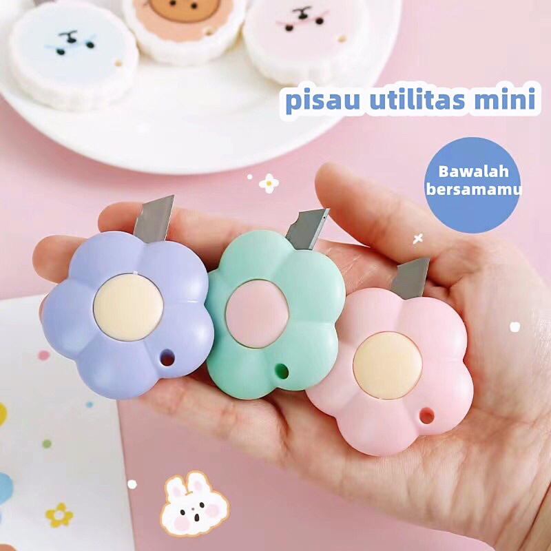 

Cutter Mini Pisau Silet Pemotong Kertas Serbaguna