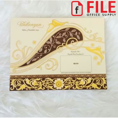 Blangko Undangan Pernikahan Kosong Murah - ERBA 88191