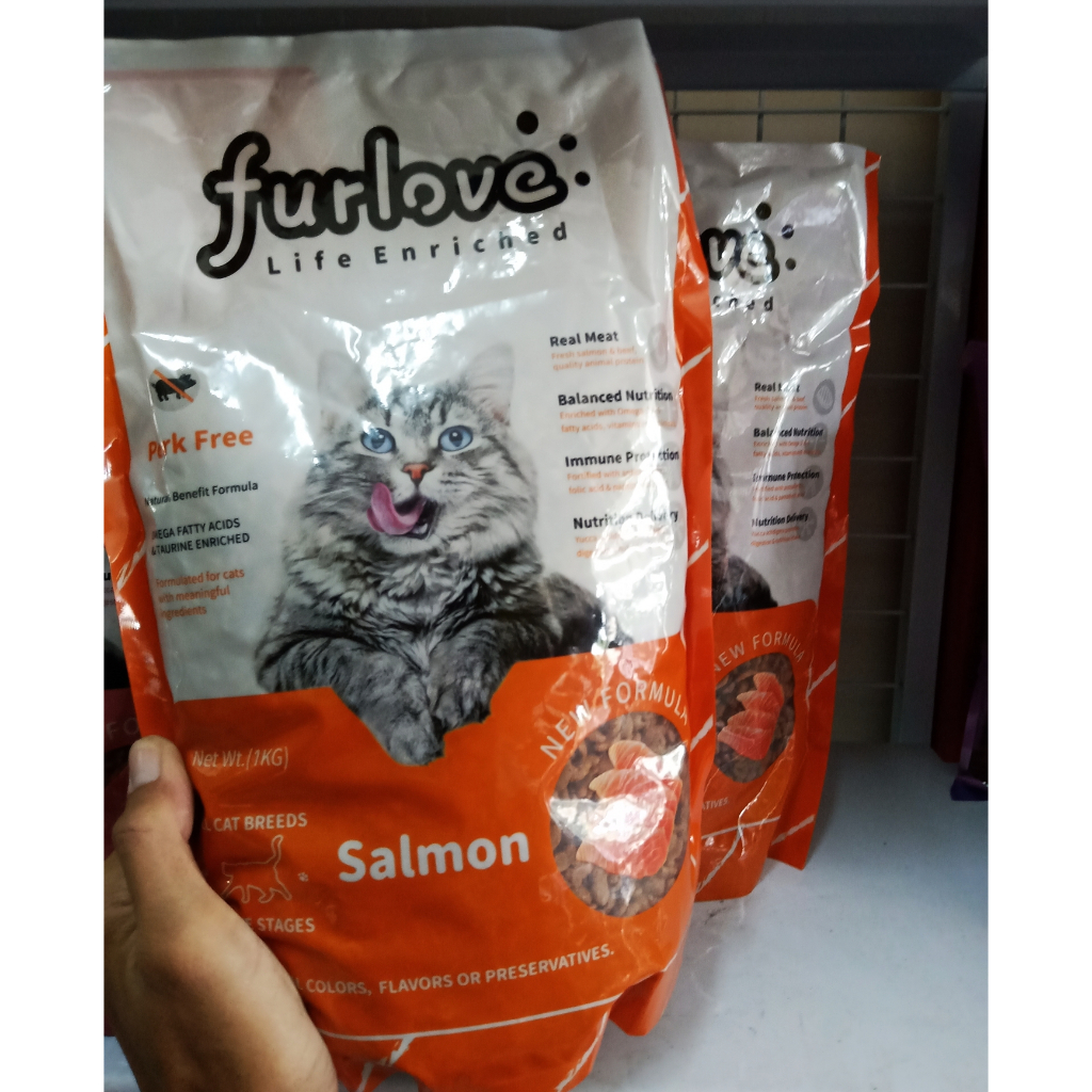Pakan Makanan Kucing Furlove Dewasa dan Kitten 1kg Cat Food Fresh Pack Berkualitas FUR LOVE