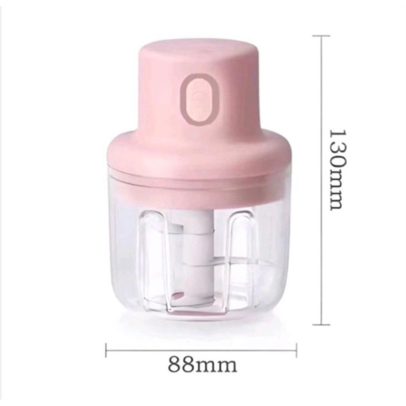 Blender Mini Elektrik 250ml - Chopper Mini 250ml - Mini Chopper Elektrik