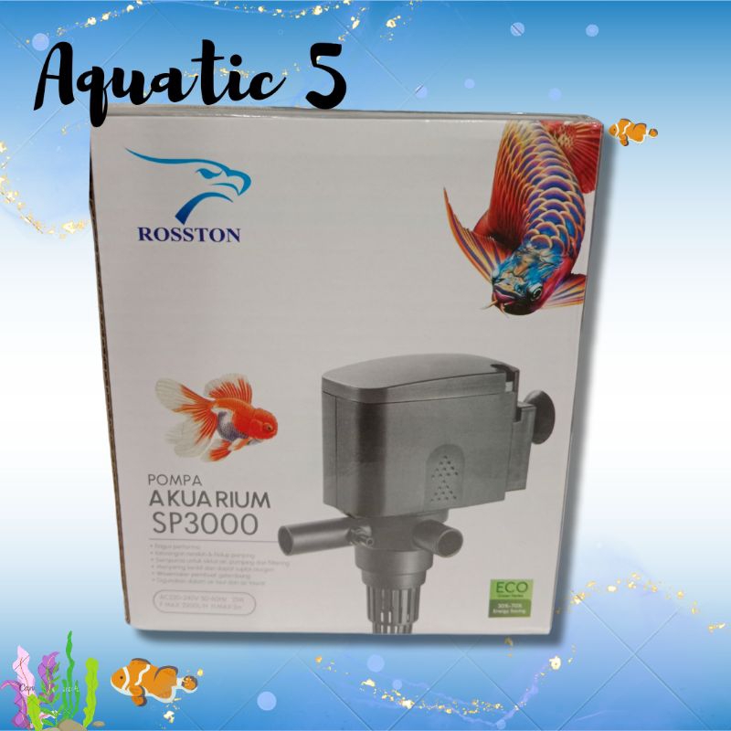 Pompa Kolam Aquarium ROSSTON SP 3000