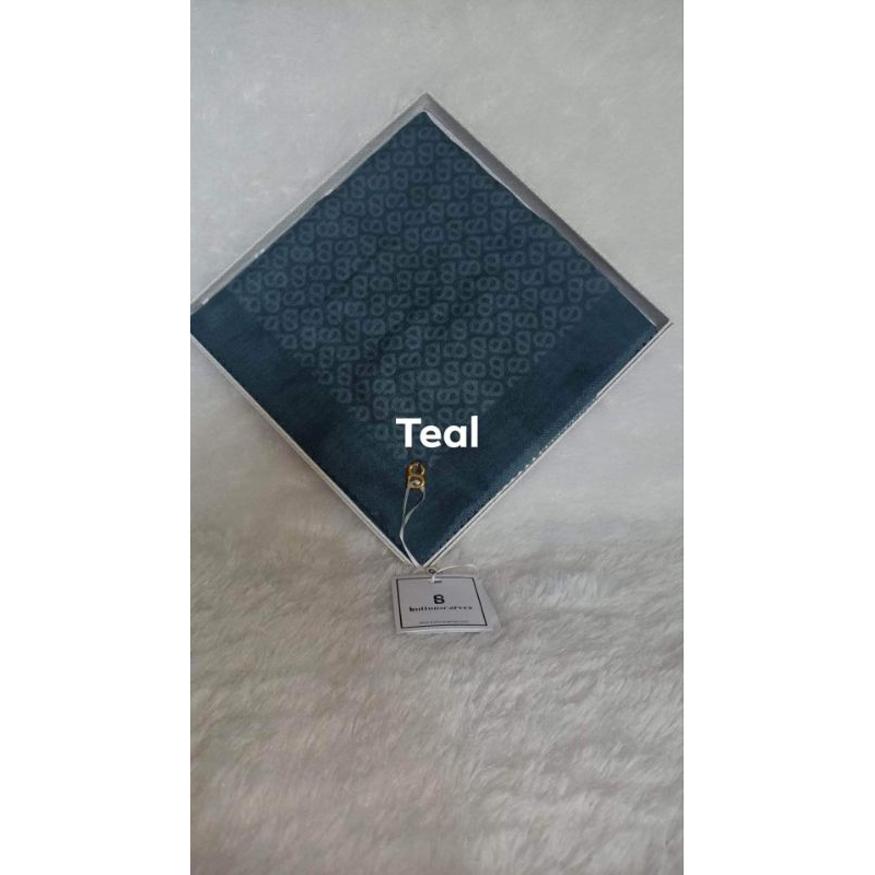 Tapis Square Buttonscarves - Teal