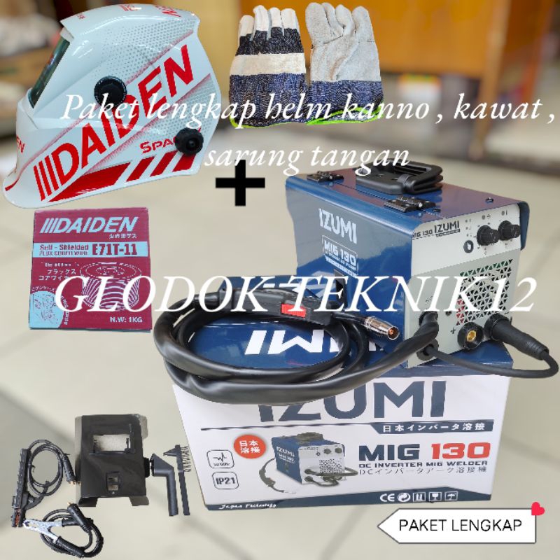 MESIN LAS CO2 IZUMI MIG 130 / IZUMI MIG130 / TRAFO LAS IZUMI MIG 130 / MESIN LAS CO IZUMI MIG 130