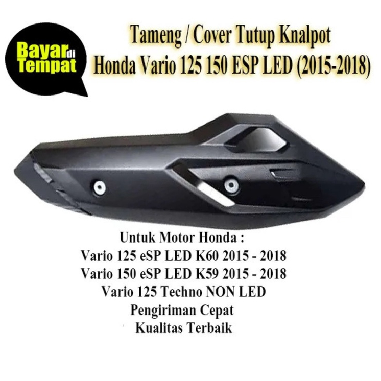 Cover Knalpot Vario 125-150 New Pelindung Knalpot Vario 125- 150 ori