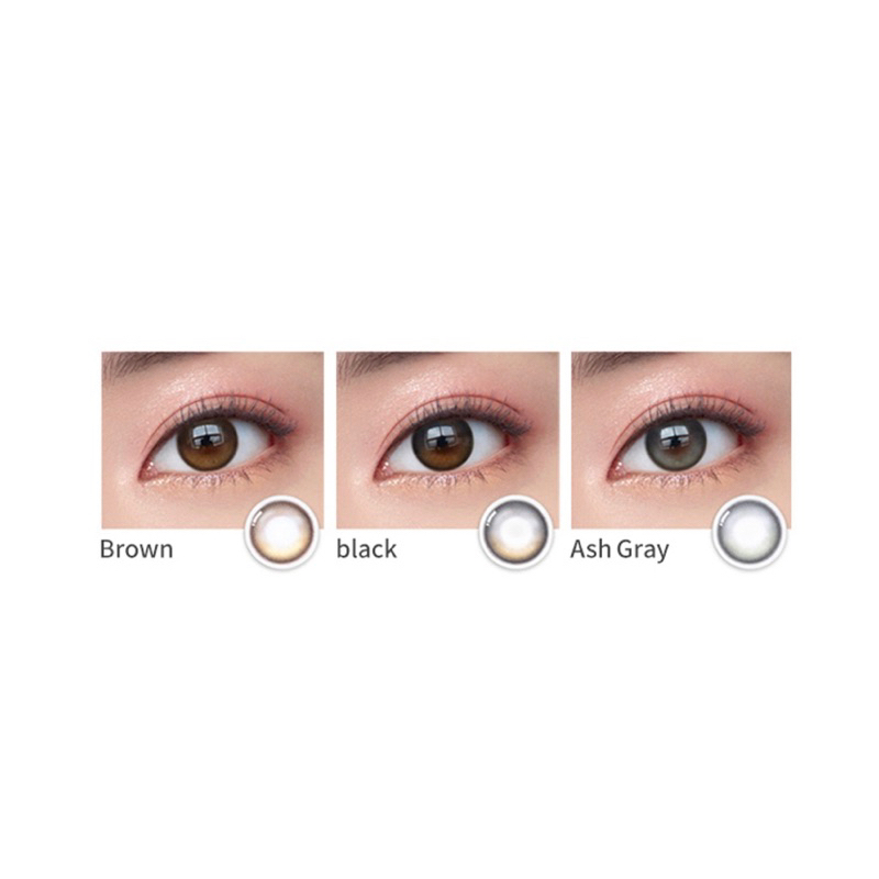 Softlens Olens Glowy Brown by Urban factory MINUS (0,50 - 10,00) dia 14,5