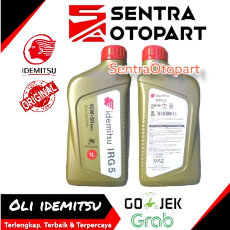 Oli idemitsu irg5 15w50 semi sythetic 1 liter 1000ml