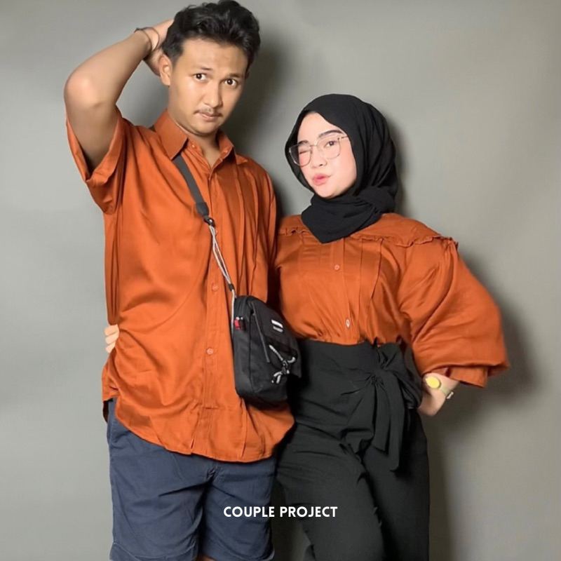 COMFY COUPLE SET BAJU COUPLE PASANGAN/ KEMEJA COUPLE PASANGAN BY COUPLE PROJECT