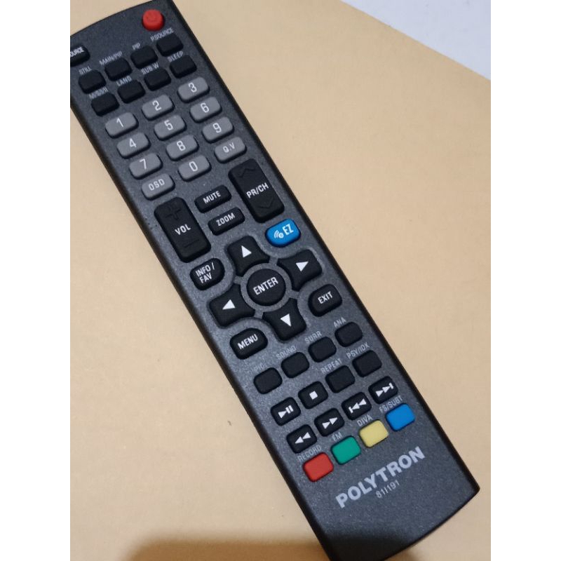 REMOT REMOTE TV POLYTRON LED/LCD 81I191 CINEMAX PLD 811191 ORIGINAL