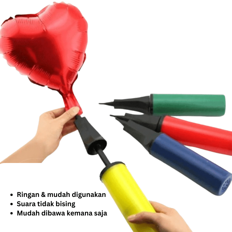 ANG POMPA BALON TANGAN PUMP 02 / POMPA ANGIN BALON BOLA PELAMPUNG KASUR ANGIN