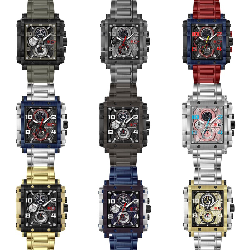 JAM TANGAN PRIA T5 CRONOGRAP H3802/H 3802 ORIGINAL