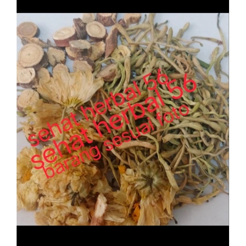 

Teh Bunga jin yin hua komplit / untuk panas dalam