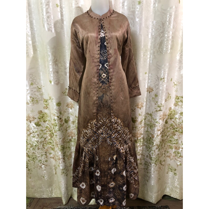 gamis rompi jumputan