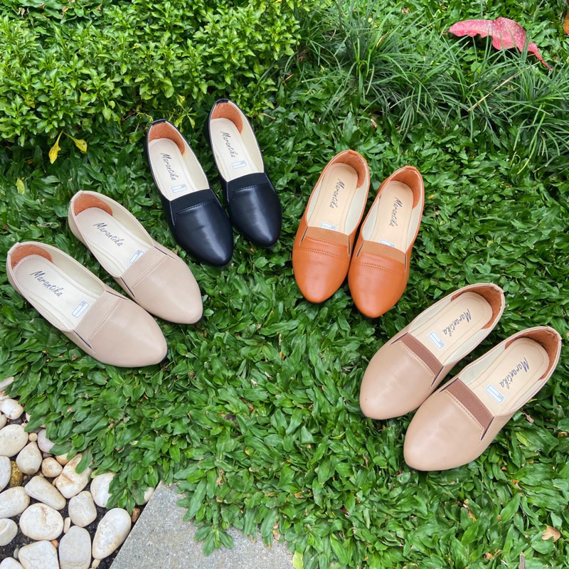 FLATSHOES KARET WANITA // SANDAL BALET ALAS KARET
