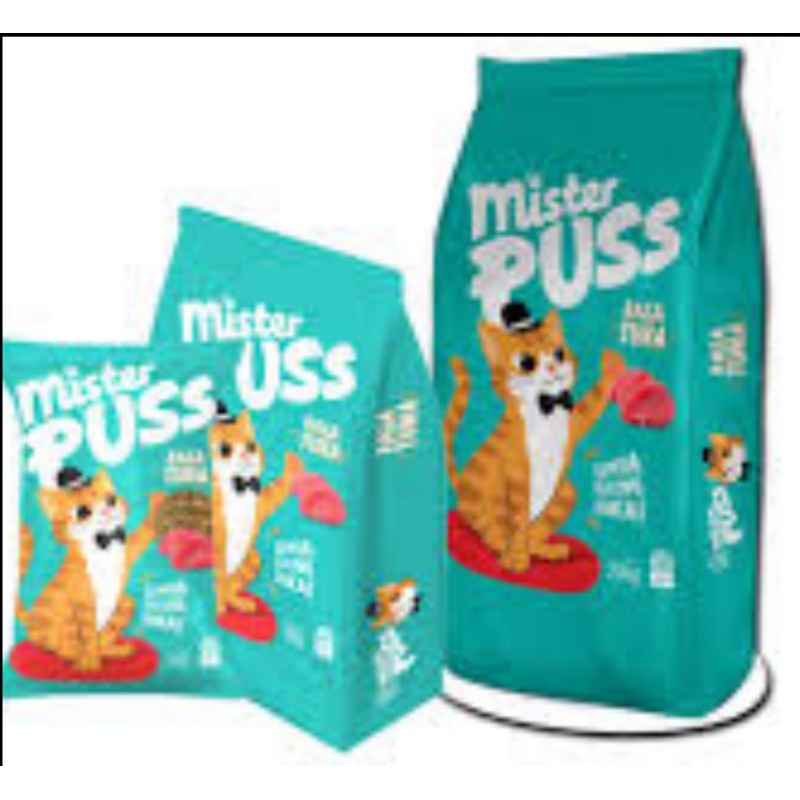 (Gojek) Makanan Kucing Mister Puss Tuna Kemasan 8kg Fresh Pack