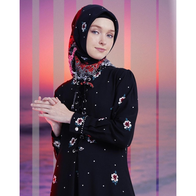 Baju Hikmat terbaru Gamis dress abaya Hikmat D3988-02
