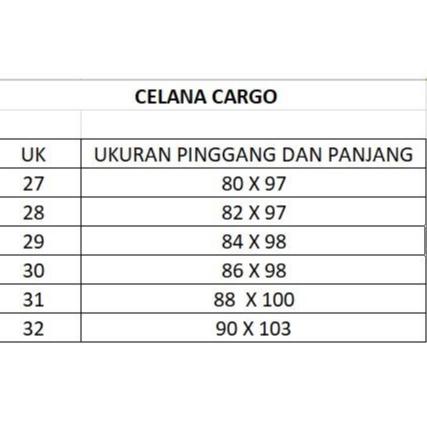 CELANA CARGO PANJANG PRIA JUMBO CELANA CARGO PANJANG