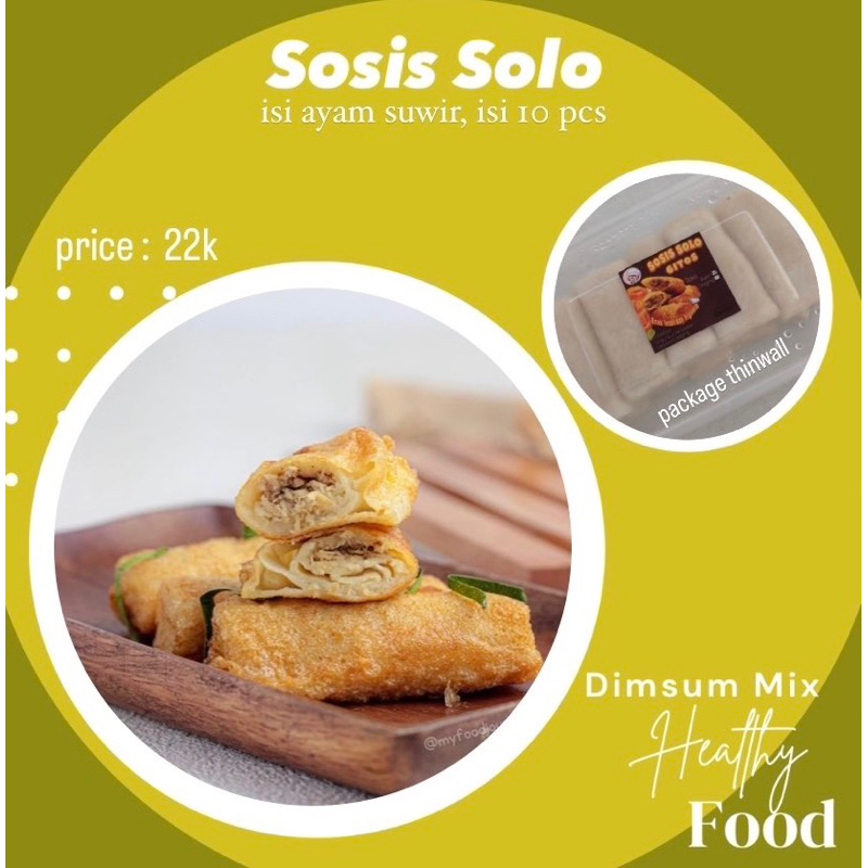 

Sosis solo isi ayam suwir / frozen food / sosis solo isi 10