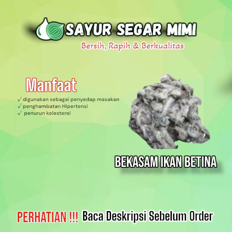 

Bekasam Ikan Betina Perbungkus - Sᴀʏᴜʀ Sᴇɢᴀʀ ♏ɪᴍɪ