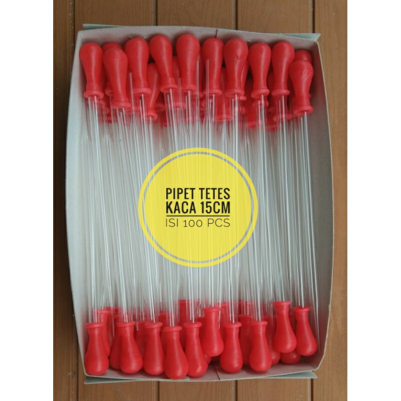 pipet / pipet tetes / pipet tetes kaca / tetes / pipet panjang / pipet 15 cm
