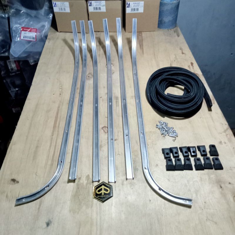 paket triplang set Lis lantai Vespa px PS Excel sprint exclusive bagus