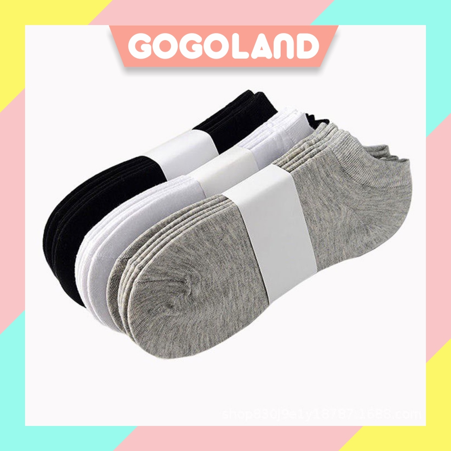 ⭐Gogoland⭐ Kaos Kaki Polos Motif Pendek Dibawah Mata Kaki Kaoskaki Office Olahraga Fashion KK025