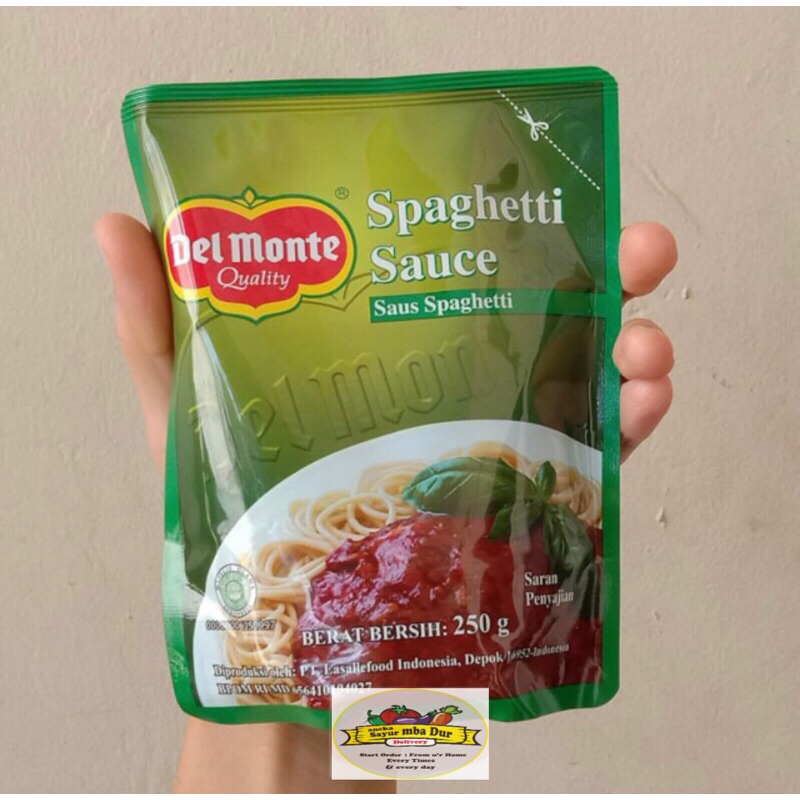 

Saus Del Monte Pouch ~ Barbeque / Spaghetti 250 Gram