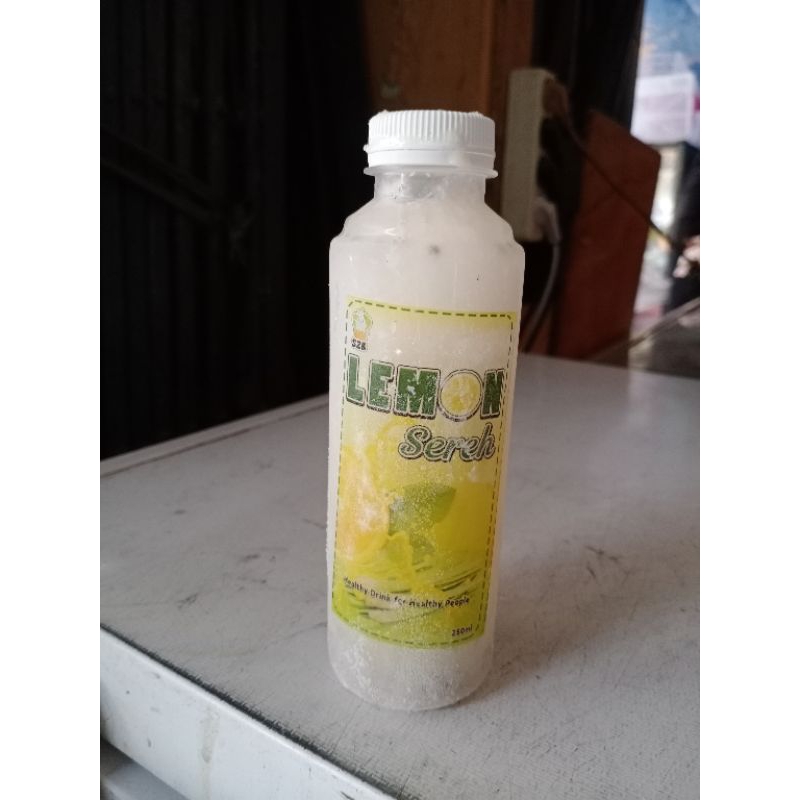 Minuman Lemon Sereh Selasih Botol