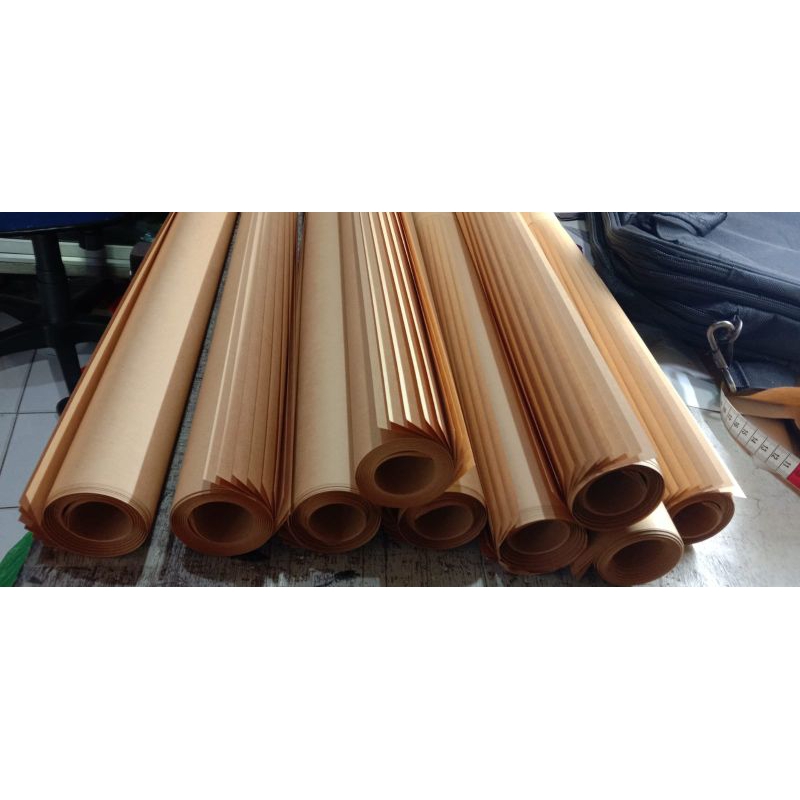 

KERTAS POLA JAHIT SAMSON COKLAT 5 lembar UKURAN 90X120 CM, UNTUK POLA BA