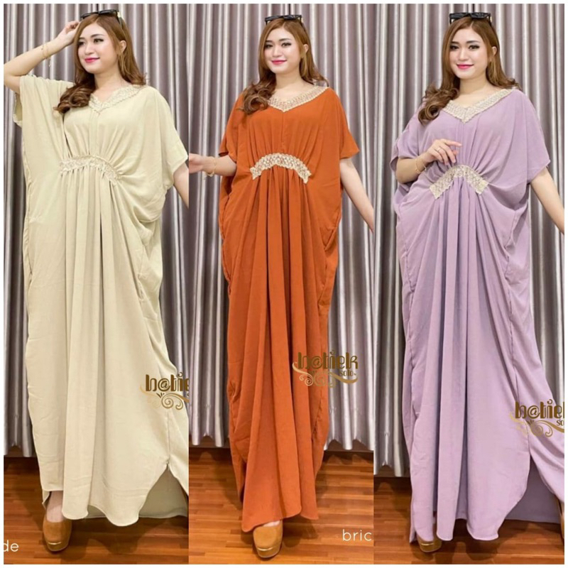 KAFTAN NIKITA KAFTAN IDUL FITRI KAFTAN KEKINIAN POLOS