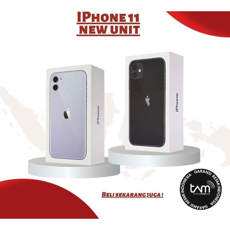 iphone 11 64 gb (balck) baru all operator