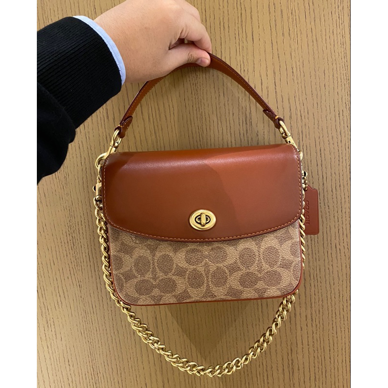 Tas Coach Original Cassie Crossbody Bag Sign Tan Rust