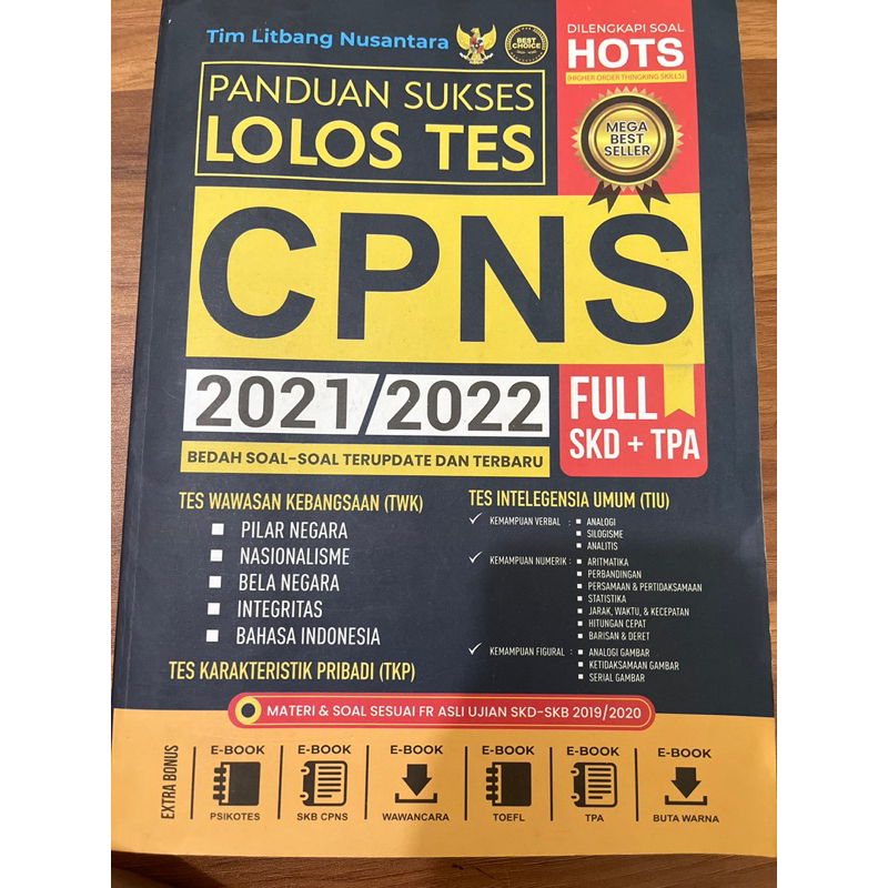 

Buku Tes/Try Out CPNS 2021-2022