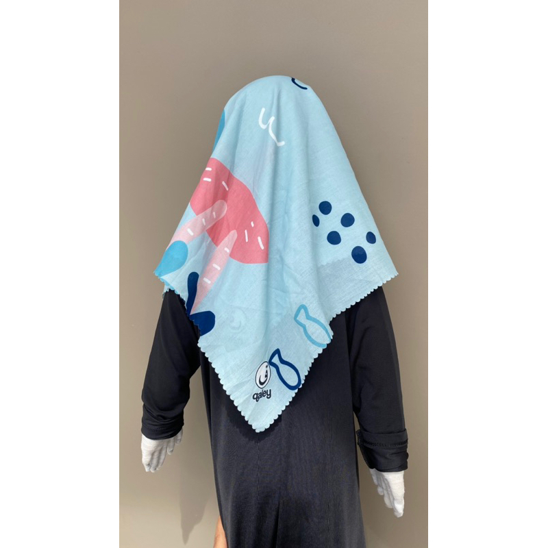 VOAL PRINTING INSTANT MOTIF WHALE / HIJAB INSTANT PRINTING PAUS LUCU