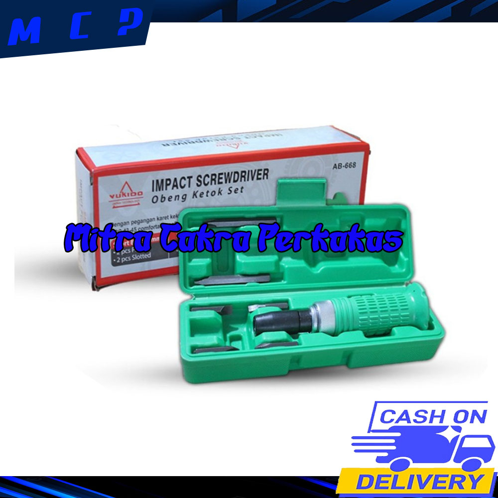 TEKIRO DAN YUKIDO OBENG KETOK SET 5 PCS IMPACT DRIVER SCREWDRIVER BIT SD-IM1698 TERMURAH DAN TERLARIS DI MITRA CAKRA PERKAKAS