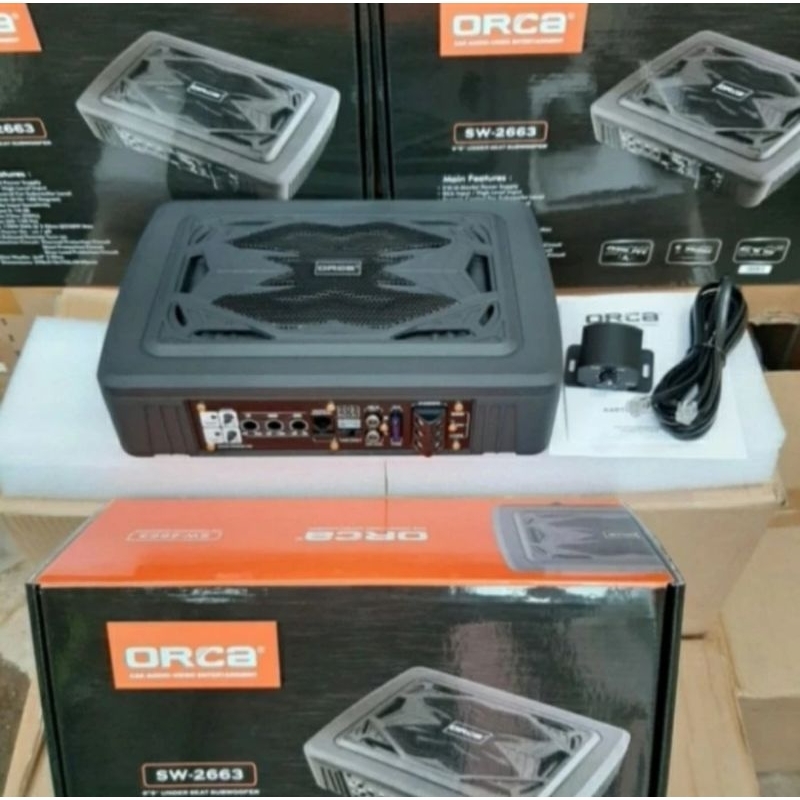 Subwoofer Kolong SW-2663 ORCA/Sub Kolong Jok ORCA
