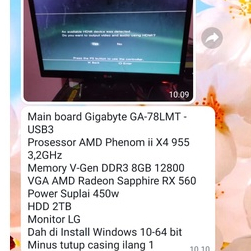 JUAL KOMPUTER GAMING KONDISI SECOND DIJAMIN BAGUS