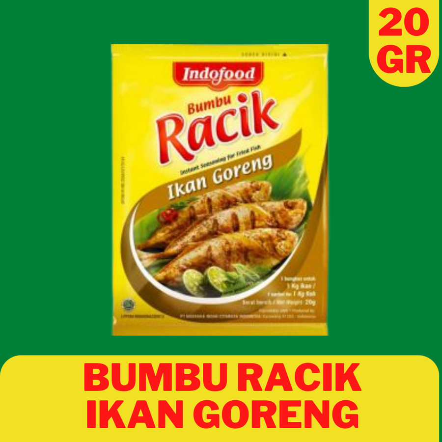 

Bumbu Racik Instan Indofood Ikan Goreng Kuning Murah Halal