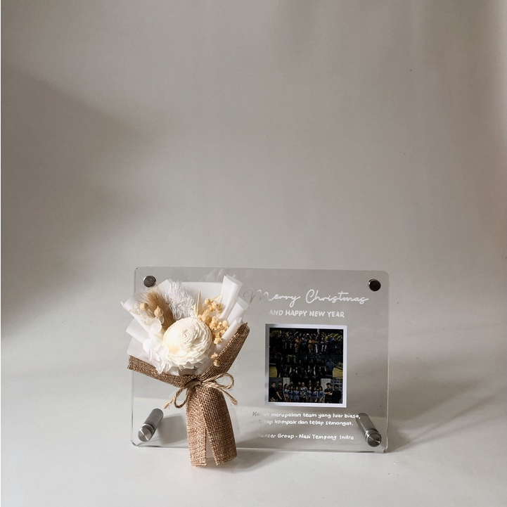 Acrylic 2.0 | Acrylic Frame, Double Acrylic, Custom Acrylic, Mini Bouquet, Preserved, Dried Flower A